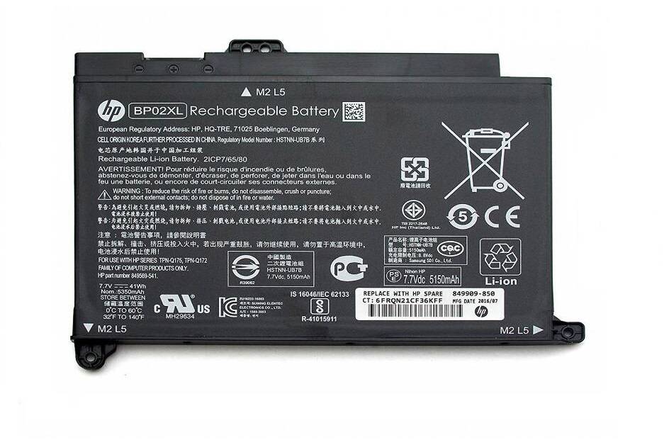 Batería HP 849569-541 849909-850 Original 41Wh