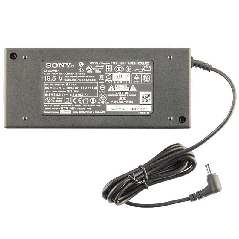Original 120W Adaptador Cargador Sony KDL-32R43XB